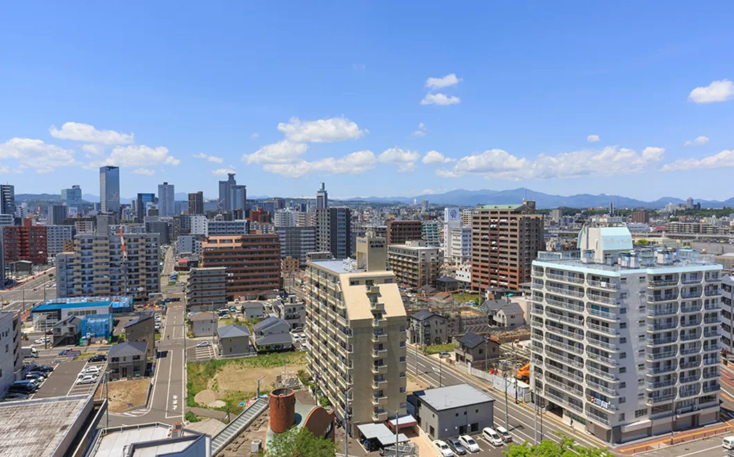 狭小地・市街地での撮影に最適