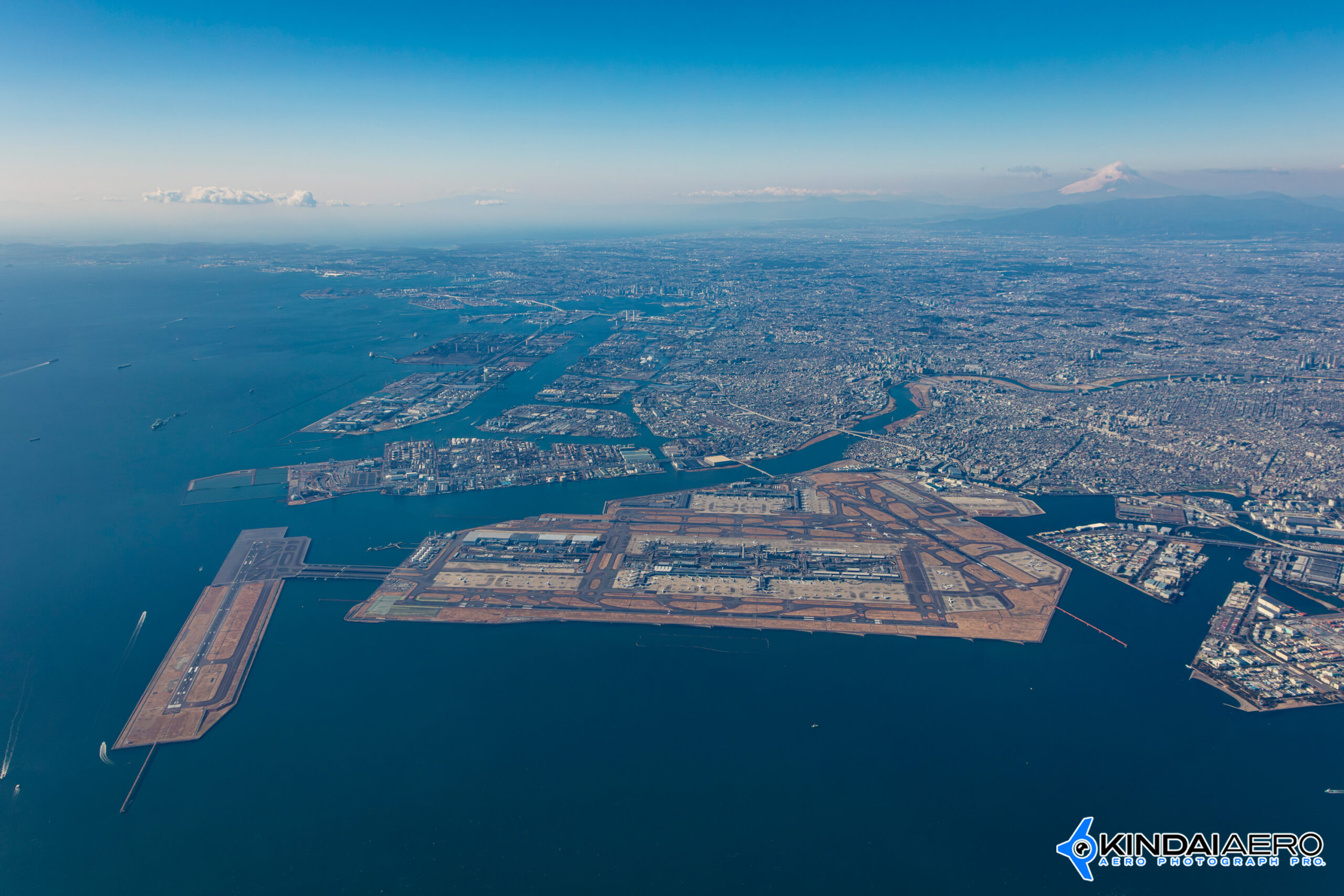 大田区 羽田空港の航空写真撮影 2026-01-24