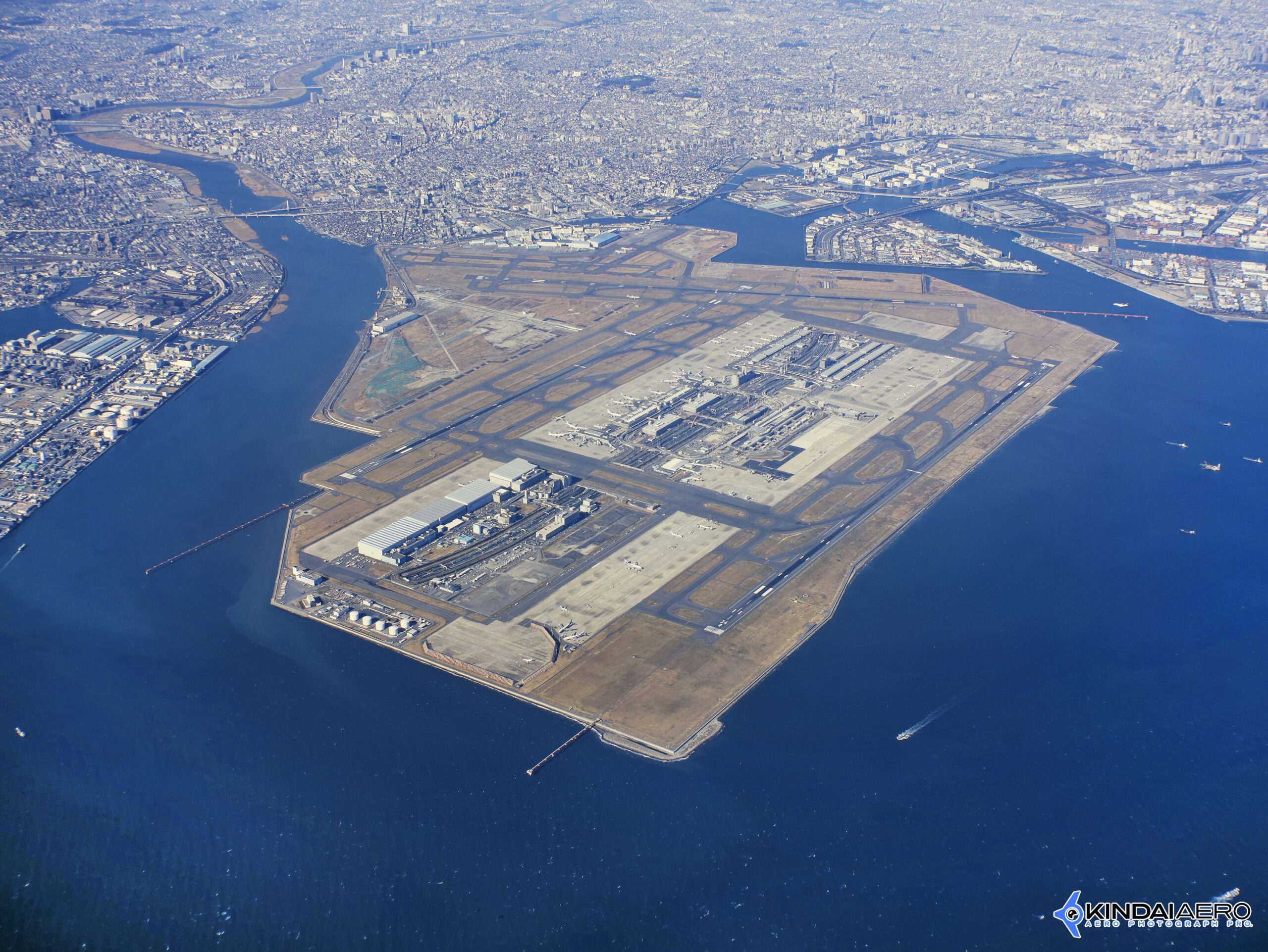 羽田空港の航空写真撮影 2004-4