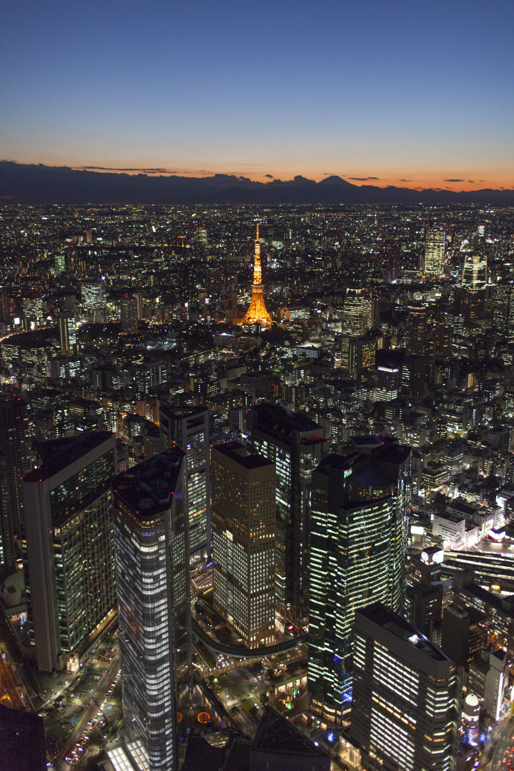 東京タワーの航空写真撮影　2012-12-19