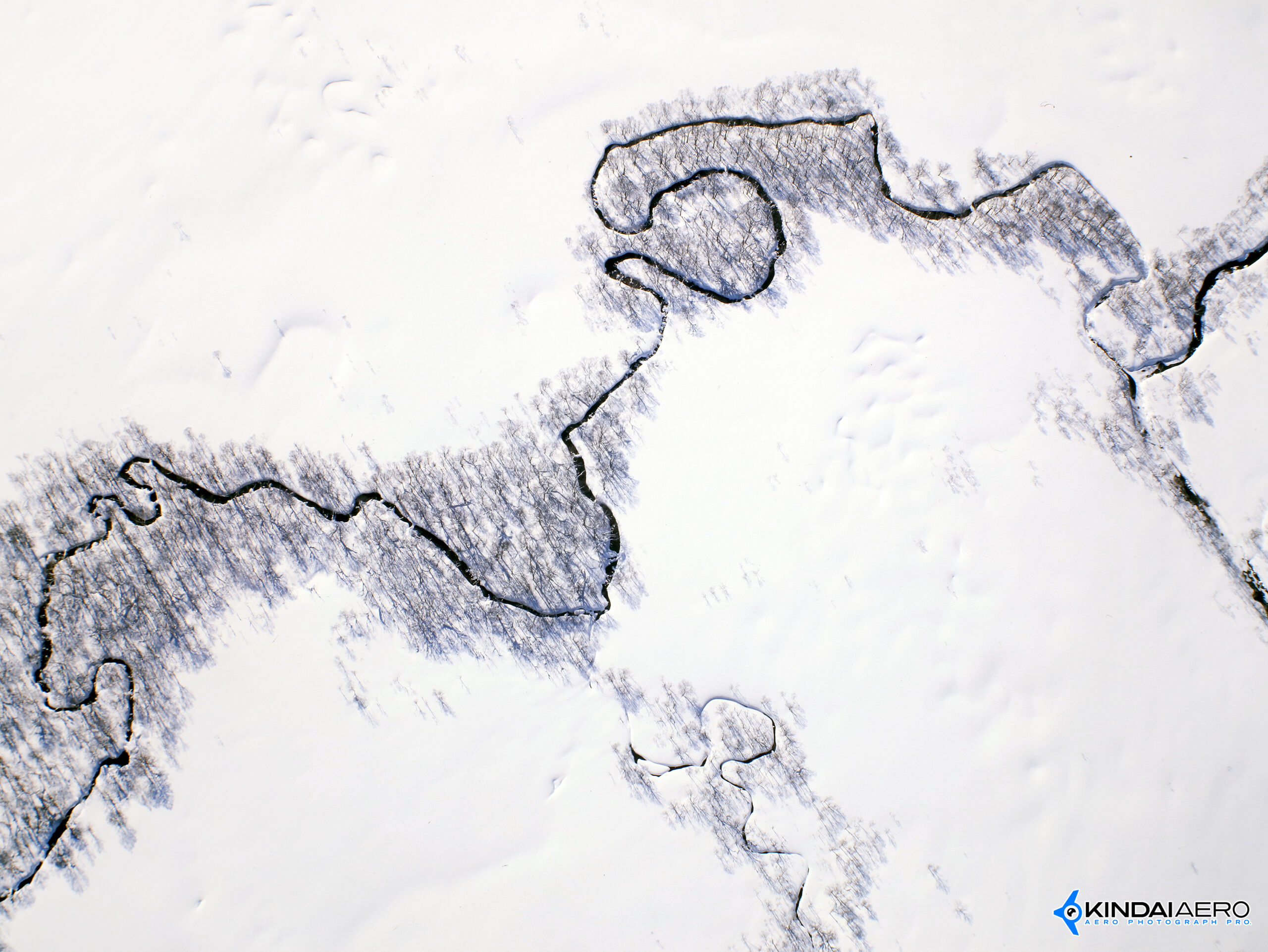 福島県 尾瀬ヶ原の航空写真撮影 1982-12