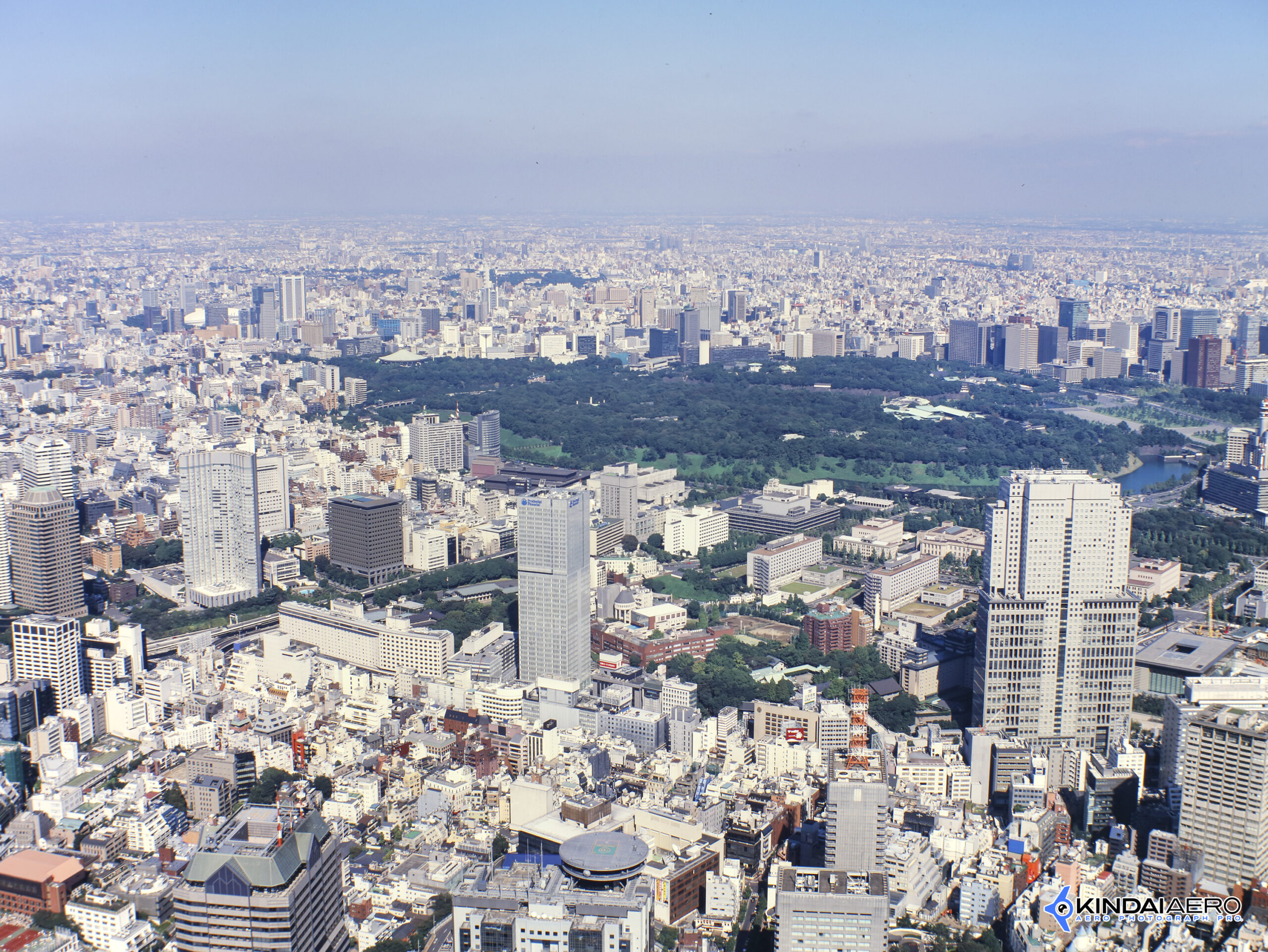 東京都千代田区永田町 航空写真撮影 2002-10